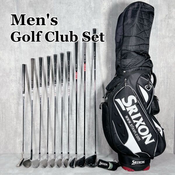 W882 SRIXON 他 メンズ ゴルフ クラブ セット 12点 スリクソン Precise 初心者 入門 ビギナー