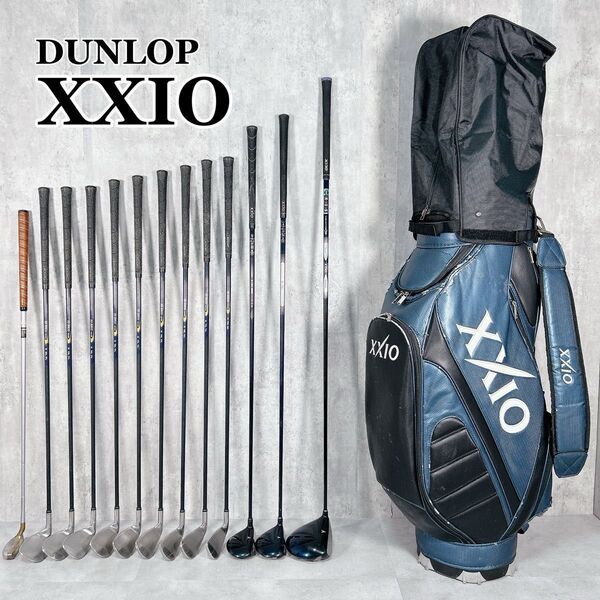 W905 DUNLOP XXIO ゼクシオ メンズ ゴルフ クラブ セット 14点 キャディバッグ フードカバー新品