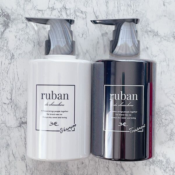 ruban リュバン シャンプー トリートメント セット アミノ酸シャンプートリプルシルク成分が浸透 各400ml モイスト