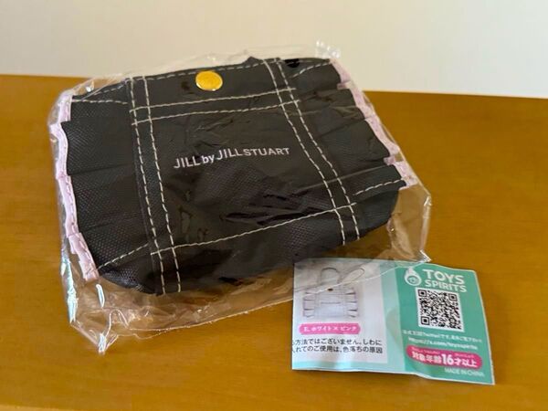 【新品未開封】ジルスチュアート/ミニフリルトートバッグ2/A.ブラック×ピンク/JILLSTUART/カプセルトイ/ガシャポン