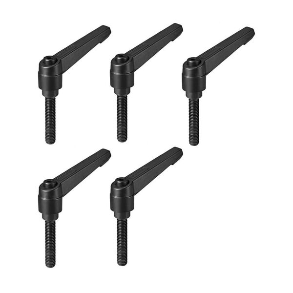 クランプレバー M8 x 40mm スレッド オス スレッド スタッド 5個入り