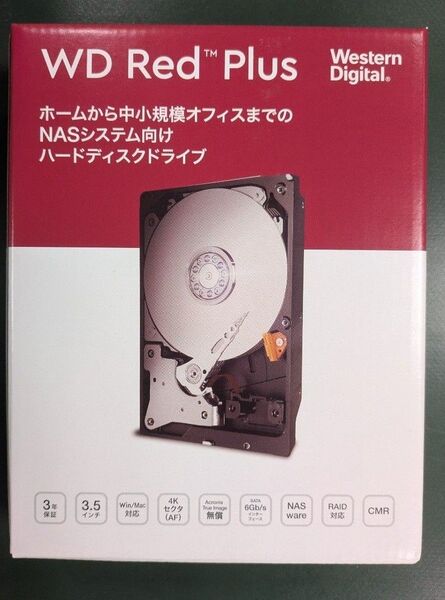 WD Red NAS向け SATA6G接続HDD 10TB WD101EFBX
