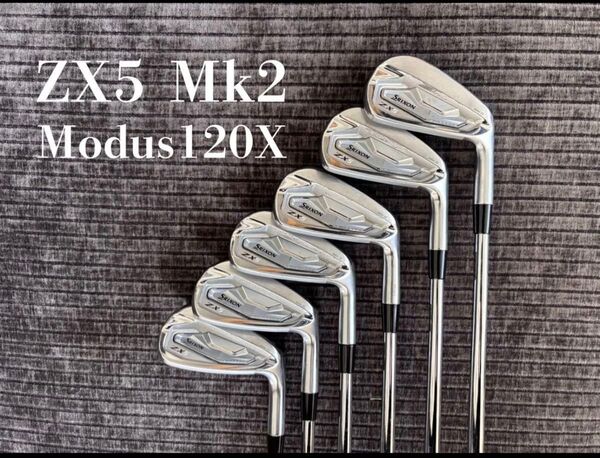 スリクソンSRIXON ZX5 Mk2 アイアン モーダス120X 5番〜PW
