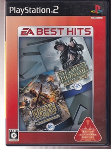 DA★中古ゲーム★PS2★(2枚組)EA BEST HITS メダル オブ オナー 史上最大の作戦&メダルオブオナー ライジングサン★SLPM-66613