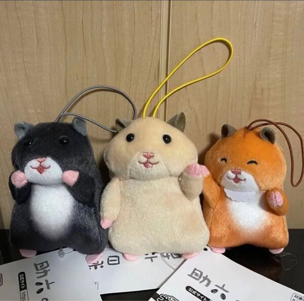 助六の日常 いろんなポーズのマスコット 全3種 ハムスター ぬいぐるみ