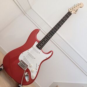 メンテ済|Squier エレキギター ストラトキャスター ダコタレッド