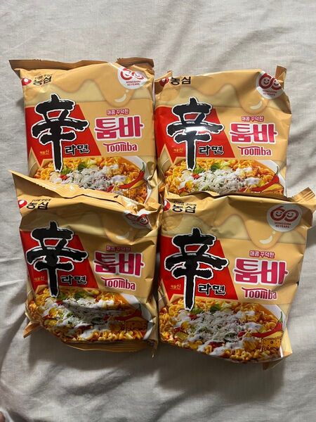 韓国 農心 辛ラーメン トゥーンバ 袋麺4袋