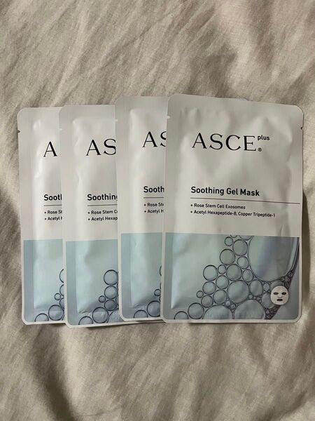 ASCE+スージングジェルマスク エクソソーム4枚