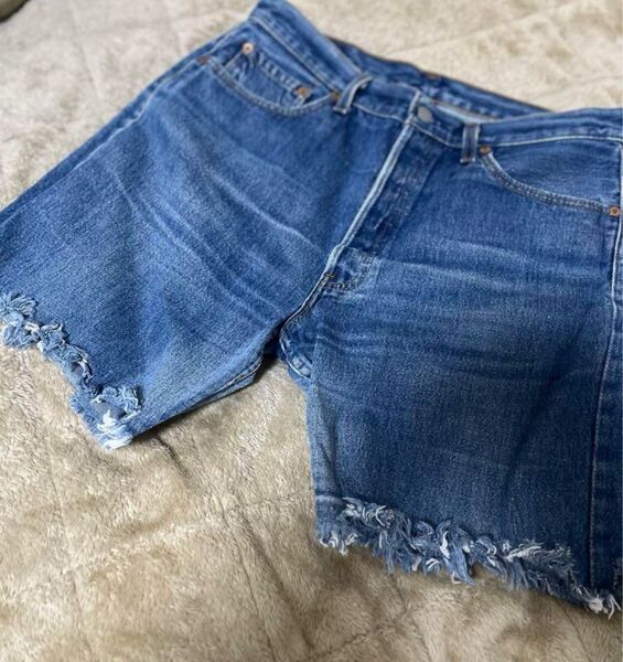 Levi’s 501 FOR WOMENショートパンツボタン裏USA製