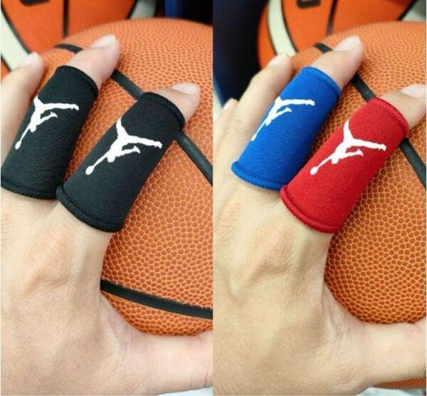 すべて黒色新品!3個入り!突き指 防止 保護 サポーター フィンガースリーブ