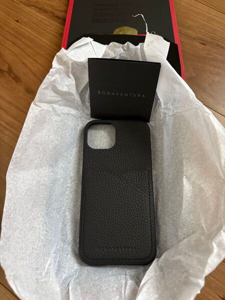 ボナベンチュラ BONAVENTURA POCKET BACKCASE iPhone14用 Black
