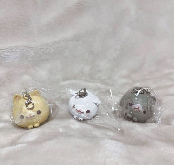 ポメラニアンもち ミニチュアチャーム きなこ くろみつ しらたま