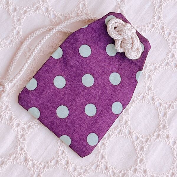 二重叶結びのお守り袋 《amulet case》