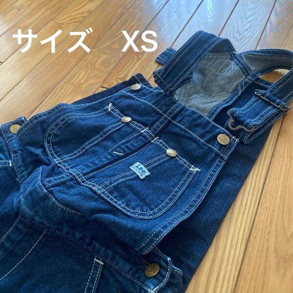 Lee オーバーオール デニム XS インディゴブルー