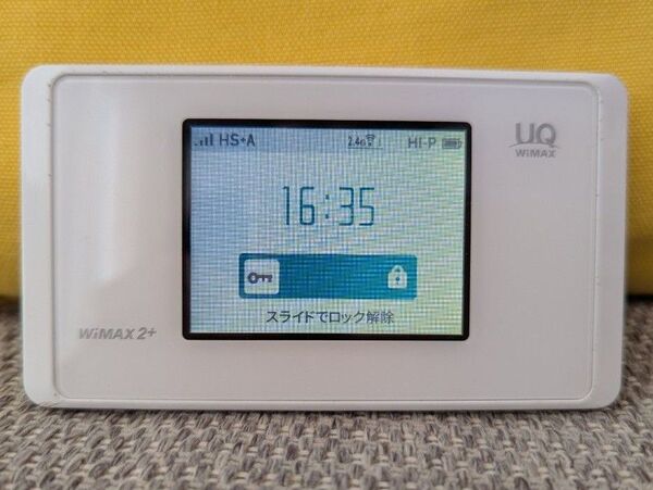 SIMフリー Speed Wi-Fi NEXT WX05 ピュアホワイト docomo au SoftBank 楽天 povo
