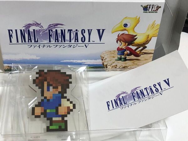 非売品 ピクセルリマスター FF5 アクリルスタンド ファイナルファンタジー36周年 光の戦士キャンペーン