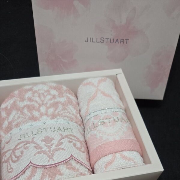 JILLSTUART タオルハンカチ&フェイスタオルセット ピンク 新品 未使用