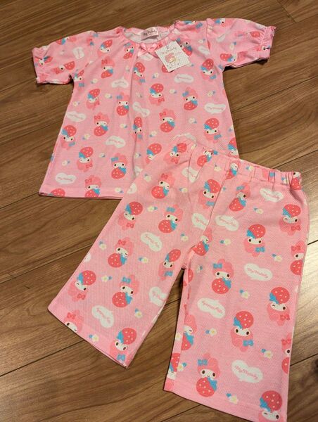 キッズ パジャマ サンリオ マイメロ 120 半袖 吸水速乾 女の子 子供用 新品
