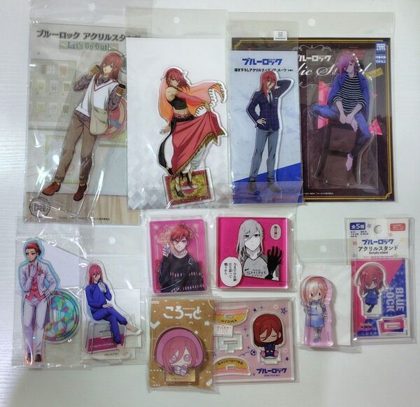 千切豹馬② まとめ売り ブルーロック アクスタ アクリルブロック アクリルスタンド 原画展 ぴえん