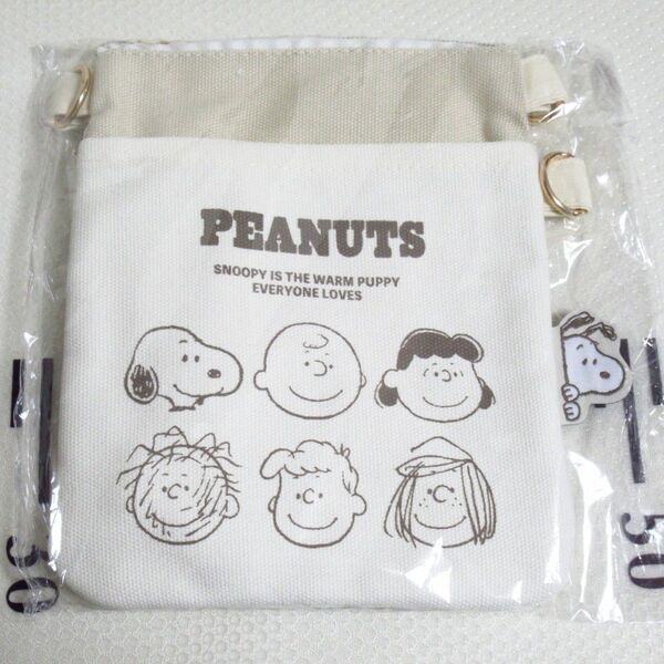 PEANUTS スヌーピー ベージュ サコッシュ 新品未開封