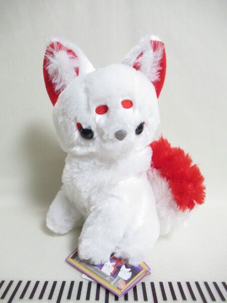 ちょコンと九尾さま狛狐 JB 約28㎝ ういろう 新品タグ付 ちょコンとキツネ ぬいぐるみ