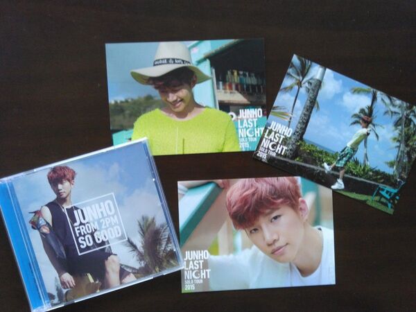 ジュノ CD 「 SO GOOD 」& LAST NIGHT トレカ 3枚 2PM JUNHO