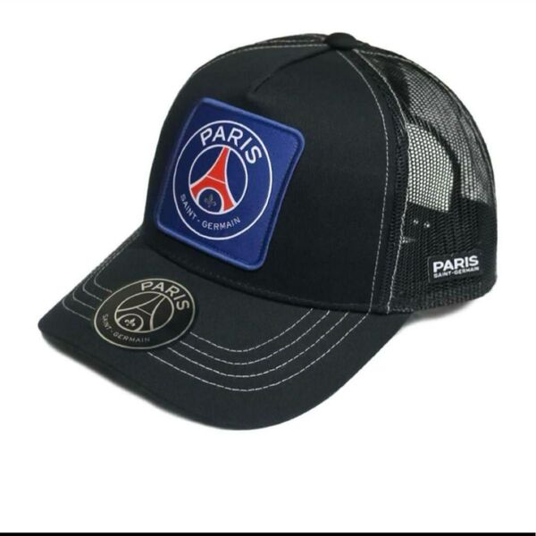 PARIS WAPPEN TRUCKER CAP BLACK/NAVY
