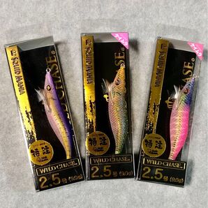 スクイッドマニア ワイルドチェイス2.5号 未使用3ヶセット バニーピーチ アメちゃん アフターダーク
