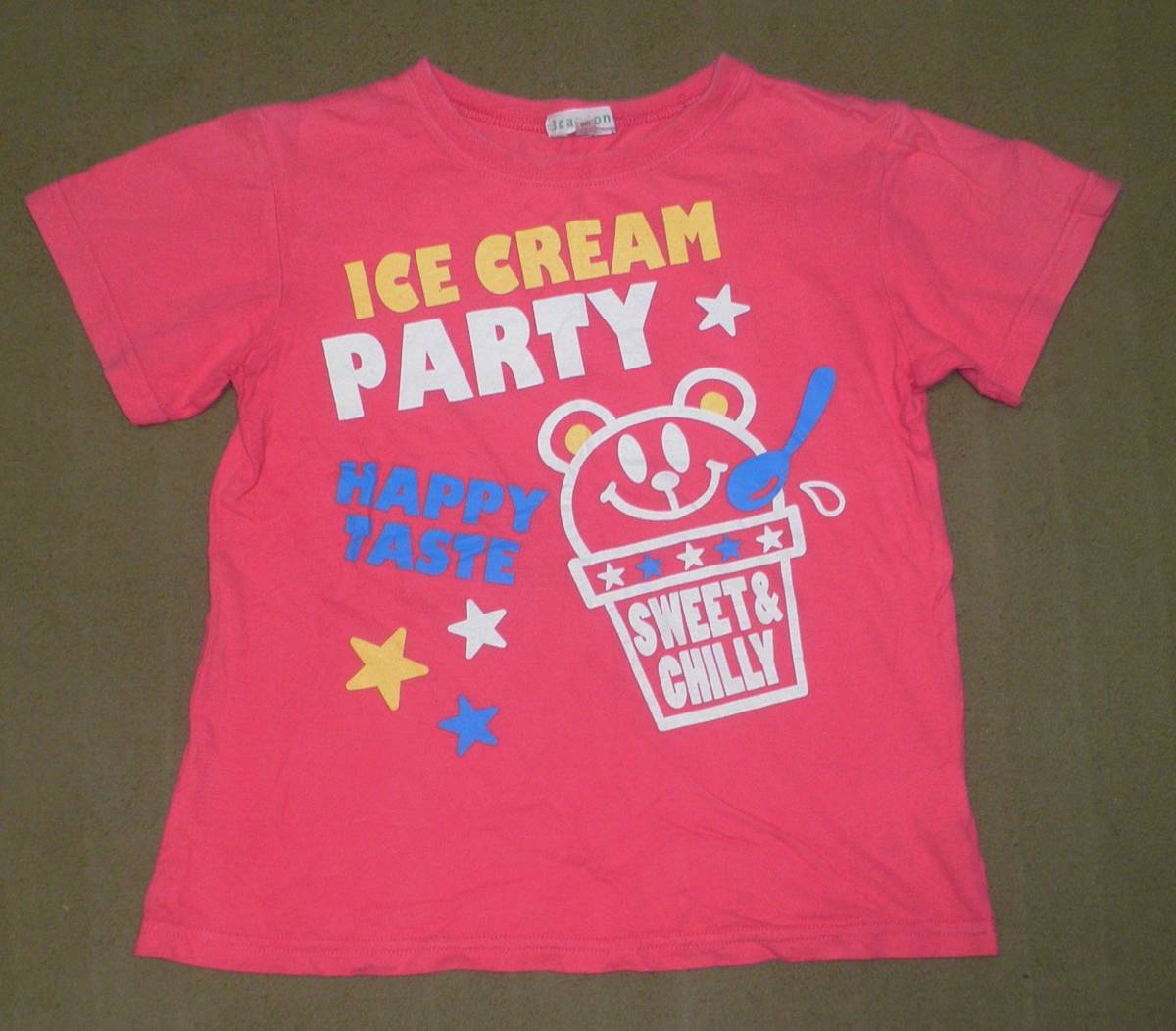 3can4on　アイスクリーム　Tシャツ　１２０