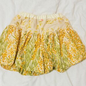 新品未使用 ミモザ キュロット ハンドメイド サイズ110〜120 パンツ ボトムス キッズ服 キュロットパンツ