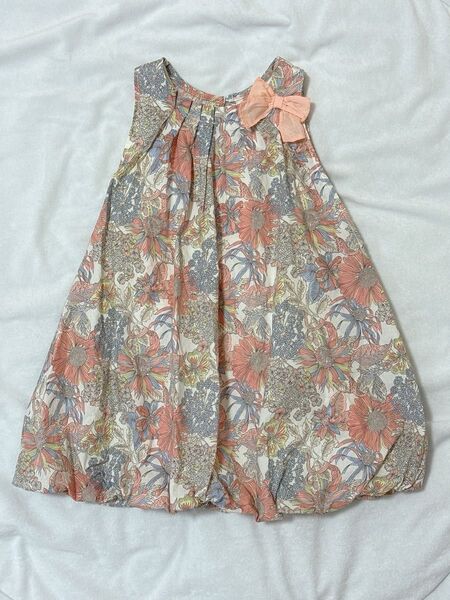 センスオブワンダー ワンピース サイズ90 リバティ ノースリーブ 花柄
