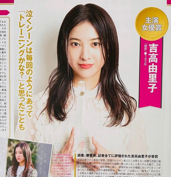 310 吉高由里子 草彅剛 福本莉子 切り抜き