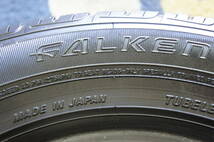 ☆ファルケン シンセラ SN828 145/70R12 4本 中古品 タイヤ 2017年製造 ラジアル FALKEN SINCERA 軽カー ミニカ レックス ヴィヴィオ ミラ_画像7