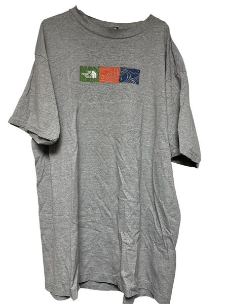 THE NORTH FACE ノースフェイス xxl 半袖 Tシャツ グレー メンズ大きいサイズ