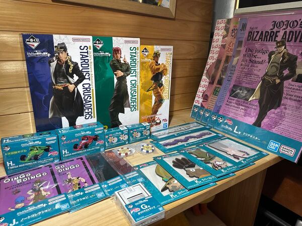 ジョジョの奇妙な冒険 1番くじ 空条承太郎、花京院典明、DIO 、トランプ、その他