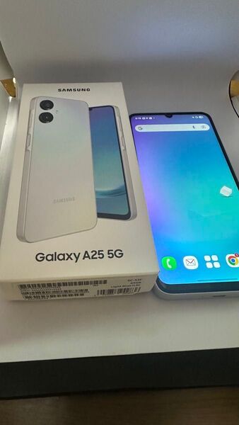 Galaxy A25 ライトブルー ドコモ ネットワーク利用制限〇