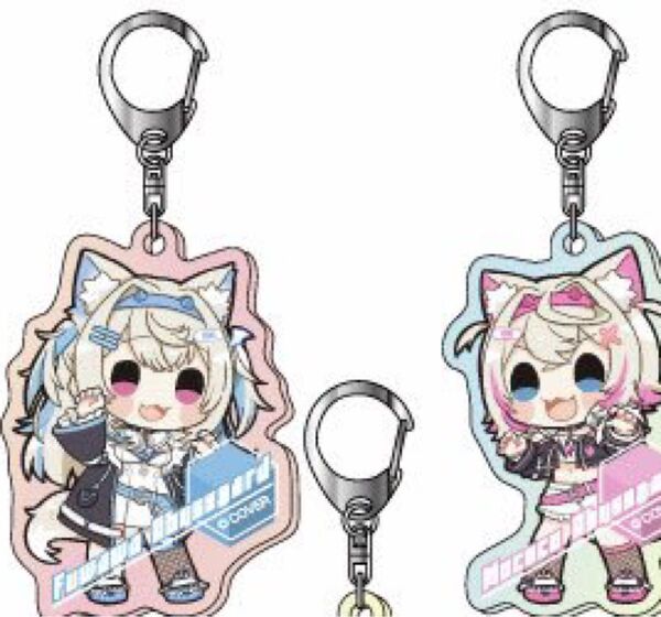 ホロライブ フワモコ FUWAMOCO オーロラアクリルキーホルダー ホロシティ Hololive