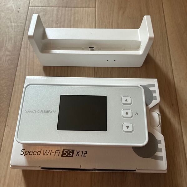 WiMAX Speed Wi-Fi 5G X12 ホワイト 中古美品