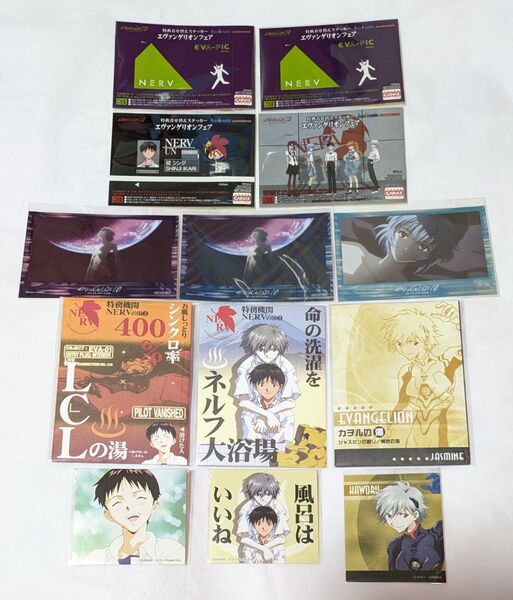 ヱヴァンゲリヲン エヴァンゲリオンフェア アニメイト 特典 ステッカー 入浴剤 シール LCLの湯 ネルフ大浴場 カヲルの湯