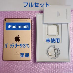 美品 iPad mini5 バッテリー最大容量93% フルセット 64GB