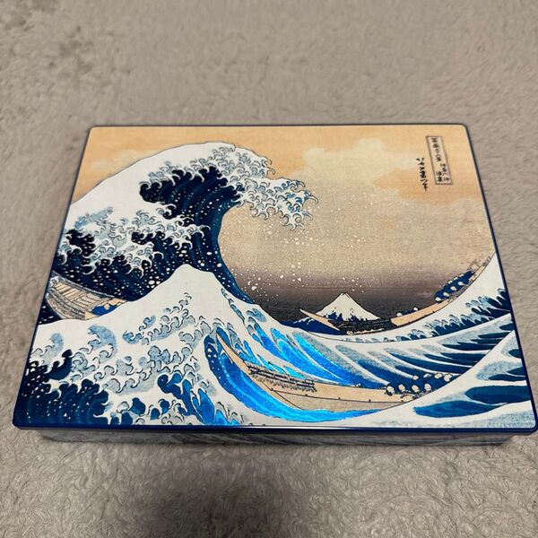 葛飾北斎 富嶽三十六景 神奈川沖浪裏 空き缶