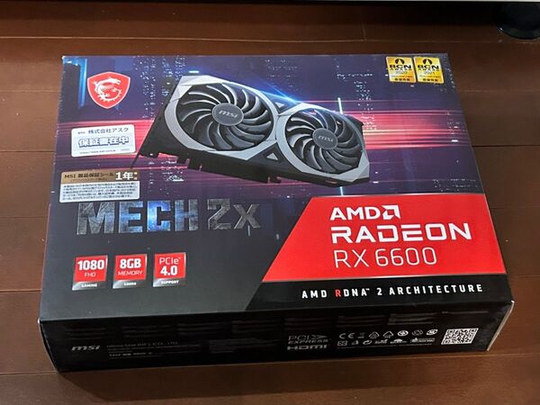【美品】MSI Radeon RX 6600 グラフィックボード