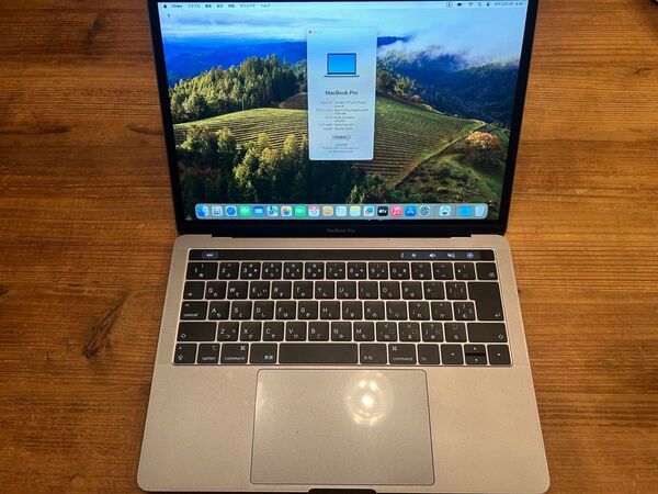 ジャンク MacBook Pro 13インチ 3ポートx4 (Mid 2019) Core i5 8GB 256GB