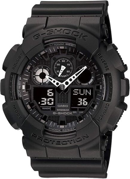 CASIO カシオ G-SHOCK ジーショック GA-100-1A1 アナデジ ブラック 逆輸入品