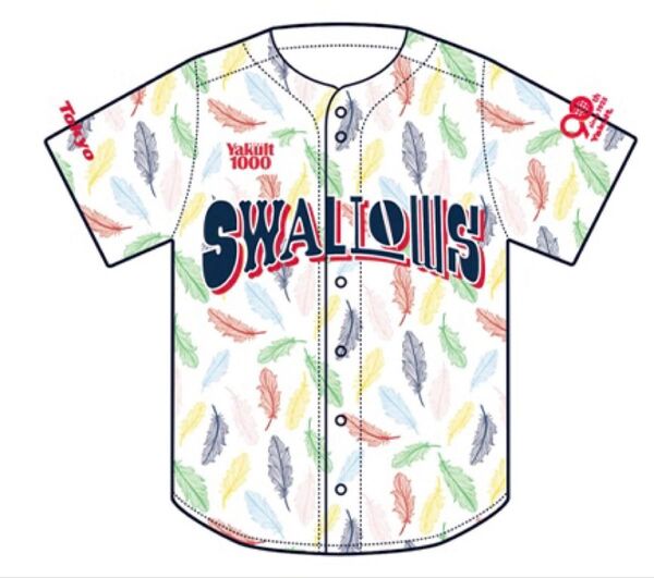 2025 レディースデー ユニフォーム 「Fly Swallows!」背番号なし 東京ヤクルトスワローズ
