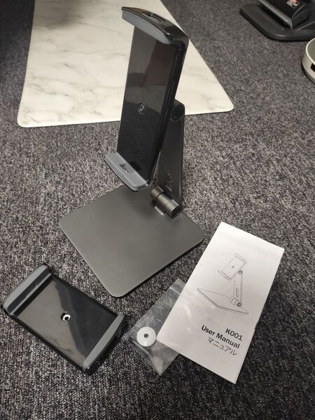 ANGKEY K001 タブレットスタンド ブラック スマホ対応