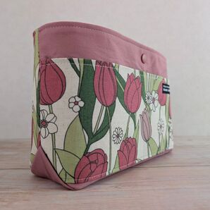 バッグインバッグ 大人可愛い handmade Tulip