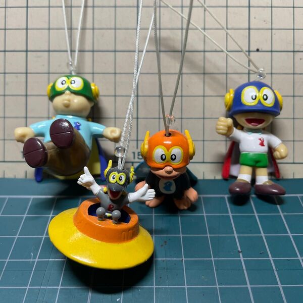 パーマン フィギュア ストラップ キーホルダー 4点セット