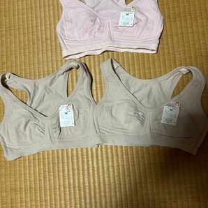 3点 未使用 訳あり リラックスブラ Mサイズ ノンワイヤー ナイトブラ ブラジャー ノンワイヤー ヨガブラ スポーツブラ