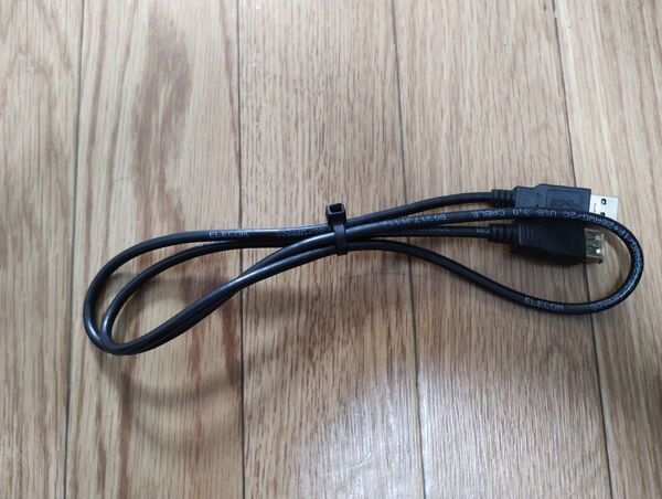 ELECOM USB3.0 延長ケーブル ブラック